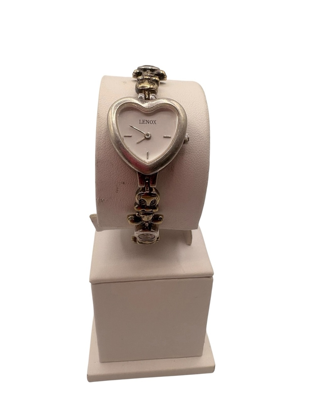 Lenox Heart-Shaped Silver-Tone Women's Bracelet Watch Tweety Bird